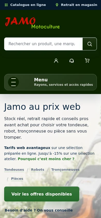 Aperçu d’une page du projet