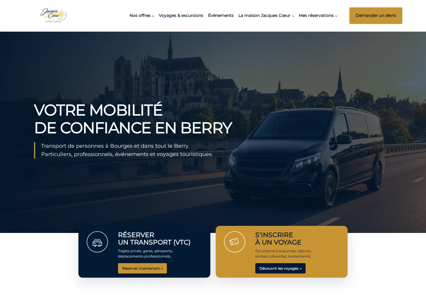 Aperçu d’une page du projet