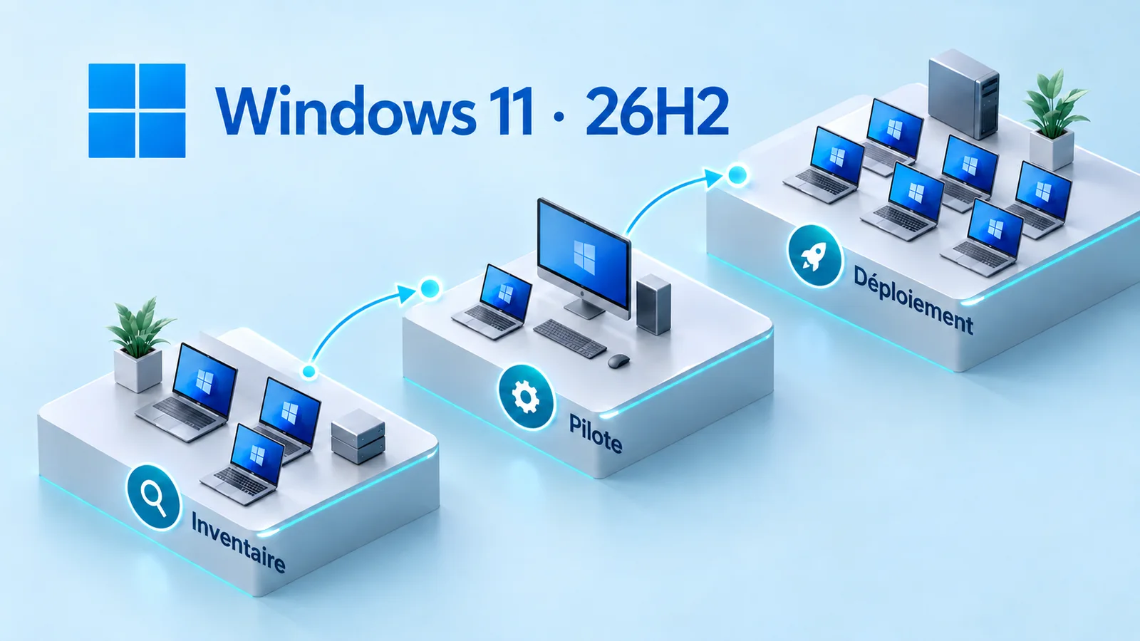 Windows 11 26H2 : préparer une mise à jour progressive